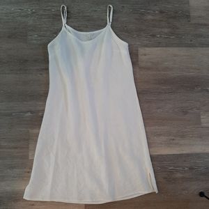 Garnet Hill 100% Linen Slip Dress